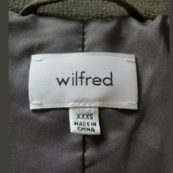 Wilfred Mayet Moto Drape Jacket XXXS Army Green - Picture 6 of 7